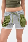 Bdg Hannah Track Short In Grey, Women's At Urban Outfitters