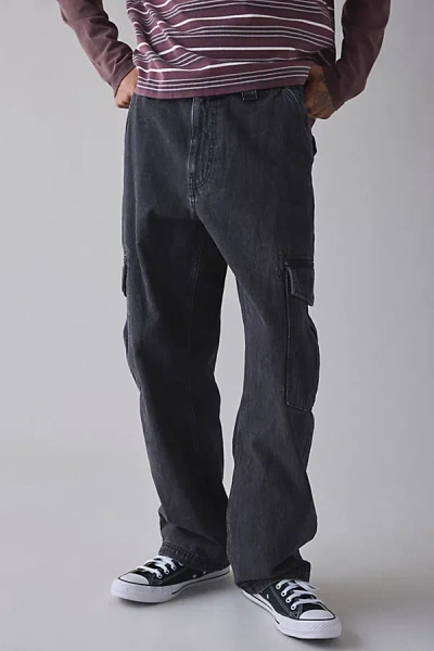 Bdg Jacob Denim Cargo Jean In Heritage Black, Men's At Urban Outfitters In Multi