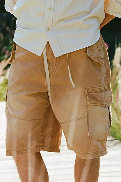 Bdg Jacob Ripstop Cotton Cargo Short In Orange, Men's At Urban Outfitters