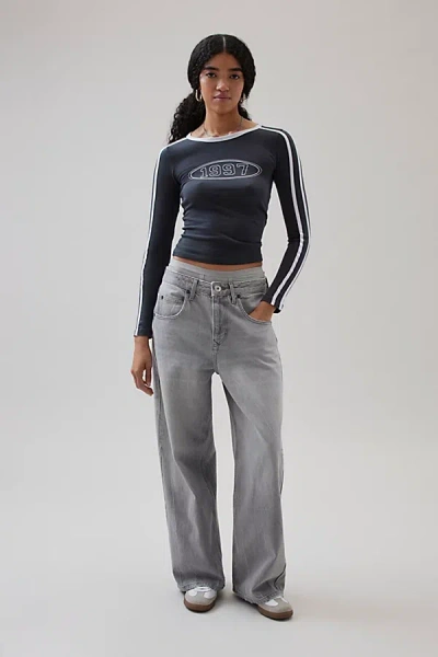 Bdg Jaya Baggy Boyfriend Jean In Grey, Women's At Urban Outfitters In Grey