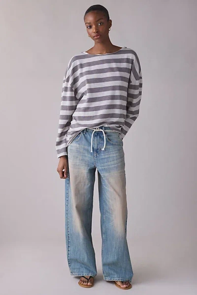 Bdg Jaya Wash Effect Baggy Boyfriend Jean In Sahara Tinted, Women's At Urban Outfitters In Blue