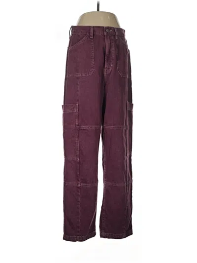 Pre-owned Bdg Jeans In Burgundy