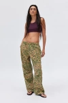 Bdg Jess Leopard Camo Track Pant In Camo, Women's At Urban Outfitters In Camo