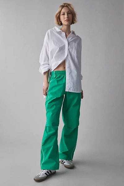 Bdg Jess Nylon Track Pant In Deep Mint, Women's At Urban Outfitters