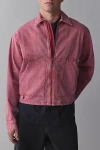 Bdg Kasper Twill Work Jacket In Red, Men's At Urban Outfitters