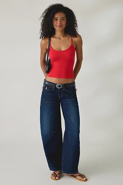 Bdg Kayla Cocoon Low-rise Jeans In Vintage Denim Dark, Women's At Urban Outfitters In Multi