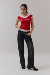 Bdg Kayla Low-rise Jean In Black, Women's At Urban Outfitters