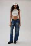 BDG KAYLA LOW RIDER LOW-RISE JEAN IN INDIGO, WOMEN'S AT URBAN OUTFITTERS