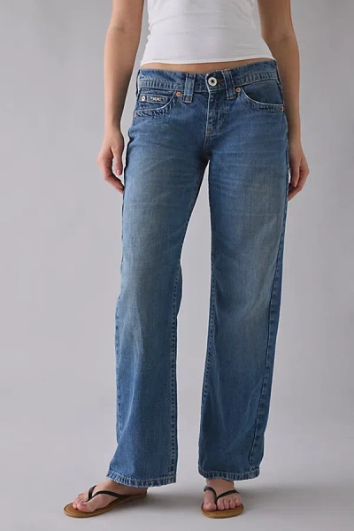 Bdg Kayla Low-rise Jean In Aruba, Women's At Urban Outfitters In Blue