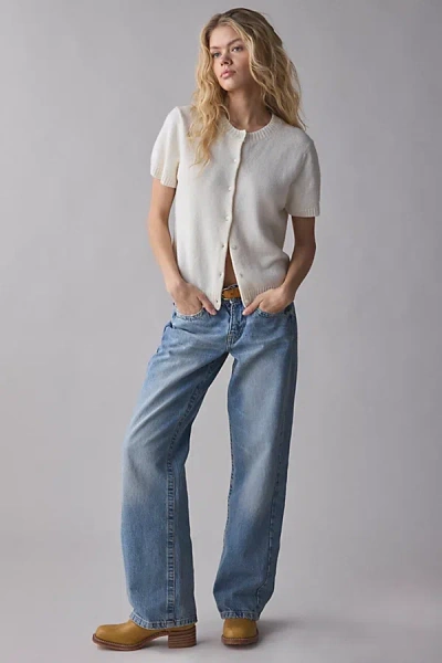 Bdg Kayla Low-rise Jean In Vintage Denim Light, Women's At Urban Outfitters In Blue