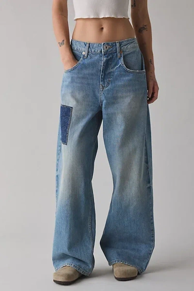 Bdg Kayla Patchwork Low-rise Jean In Rodeo Vintage, Women's At Urban Outfitters
