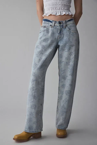 Bdg Kayla Printed Low-rise Jean In Floral, Women's At Urban Outfitters