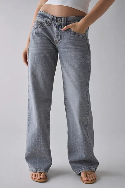 Bdg Kayla Printed Low-rise Jean In Laser Printed Bandana, Women's At Urban Outfitters