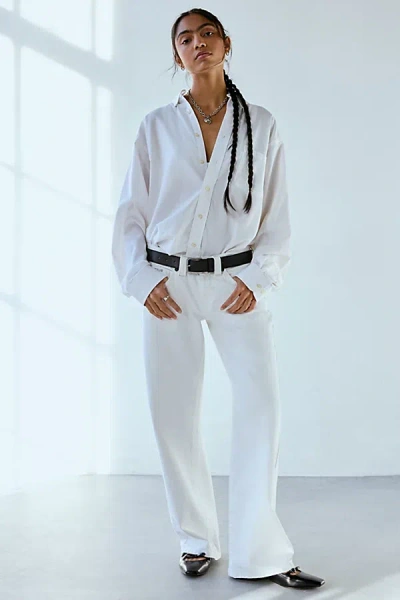 Bdg Kayla Low-rise Jean In White, Women's At Urban Outfitters