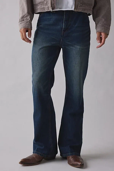 Bdg Kenny Flare Leg Jean In Beezle, Men's At Urban Outfitters In Blue