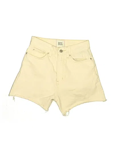 Pre-owned Bdg Khaki Shorts In Yellow