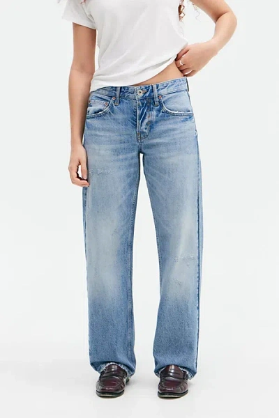 Bdg Lenn Straight Leg Jean In Vintage Denim Light, Women's At Urban Outfitters