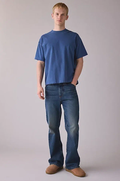 Bdg Lenny Flare Leg Jean In Nokia, Men's At Urban Outfitters