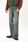 Bdg Kenny Flare Leg Jean In Vintage Denim Medium, Men's At Urban Outfitters