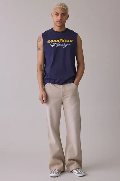 Bdg Lenny Flare Leg Jeans In Nomad, Men's At Urban Outfitters In Neutral