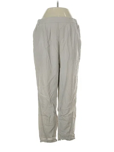 Pre-owned Bdg Linen Pants In White