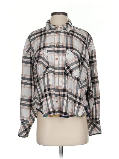 Pre-owned Bdg Long Sleeve Button Down Shirt