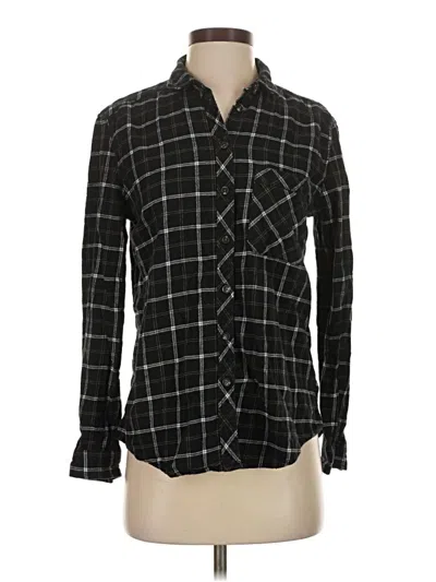 Pre-owned Bdg Long Sleeve Button Down Shirt In Black
