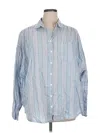 Bdg Long Sleeve Button Down Shirt In Blue