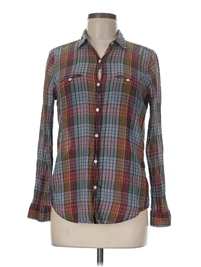 Pre-owned Bdg Long Sleeve Button Down Shirt In Brown