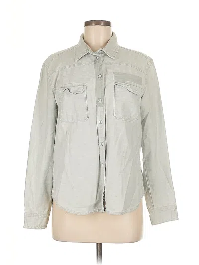 Pre-owned Bdg Long Sleeve Button Down Shirt In Gray