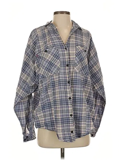Pre-owned Bdg Long Sleeve Button Down Shirt In Gray