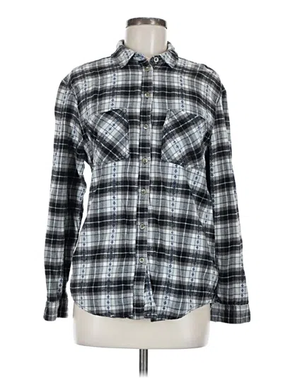 Pre-owned Bdg Long Sleeve Button Down Shirt In Gray