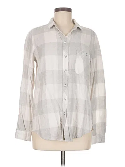 Pre-owned Bdg Long Sleeve Button Down Shirt In Gray