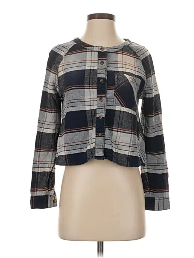 Pre-owned Bdg Long Sleeve Button Down Shirt In Gray