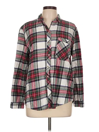 Pre-owned Bdg Long Sleeve Button Down Shirt In Gray