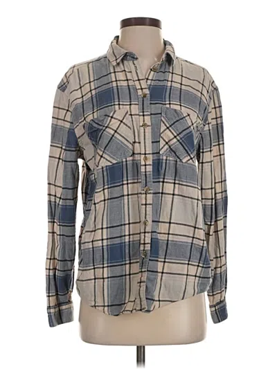Pre-owned Bdg Long Sleeve Button Down Shirt In Gray