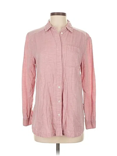 Pre-owned Bdg Long Sleeve Button Down Shirt In Pink