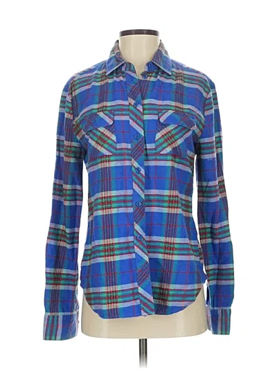 Pre-owned Bdg Long Sleeve Button Down Shirt In Purple