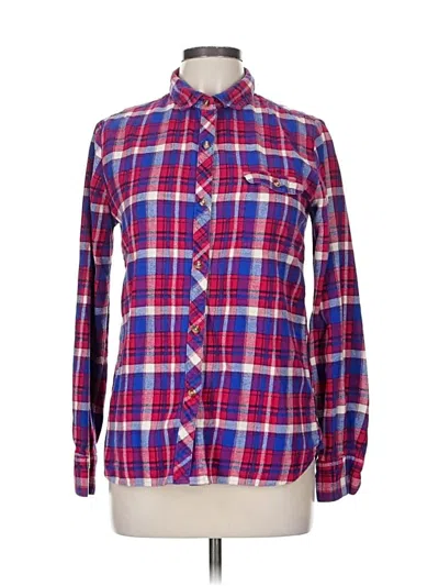 Pre-owned Bdg Long Sleeve Button Down Shirt In Red