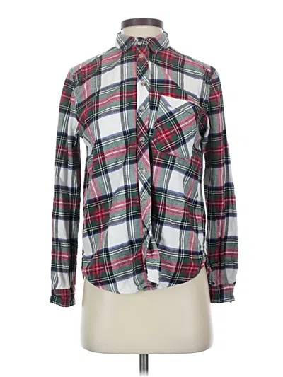 Pre-owned Bdg Long Sleeve Button Down Shirt In Silver