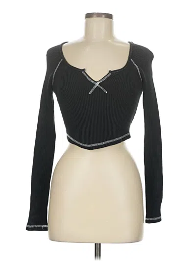 Pre-owned Bdg Long Sleeve T-shirt In Black