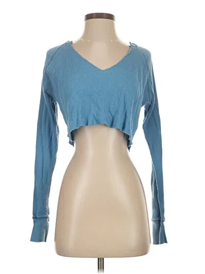 Pre-owned Bdg Long Sleeve T-shirt In Blue