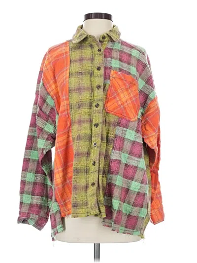 Pre-owned Bdg Long Sleeve T-shirt In Green