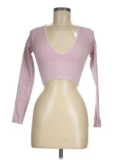 Pre-owned Bdg Long Sleeve T-shirt In Pink