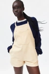 Bdg Maya Corduroy Romper In Ivory, Women's At Urban Outfitters