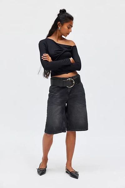 Bdg Missouri Jort In Black, Women's At Urban Outfitters