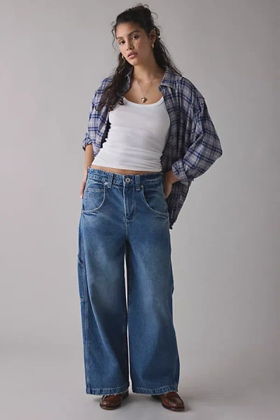 Bdg Niko Baggy Skate Jean In Mid Indigo, Women's At Urban Outfitters
