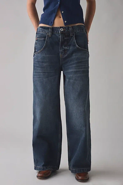 Bdg Niko Mid-rise Baggy Skate Jean In Ocean Blue, Women's At Urban Outfitters