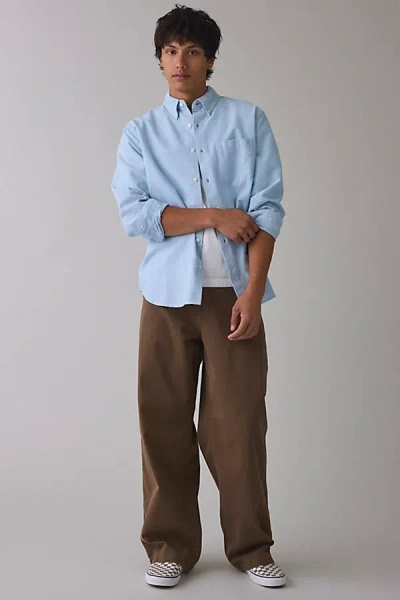 Bdg Nitro Baggy Fit Chinos Pant In Chocolate, Men's At Urban Outfitters In Blue
