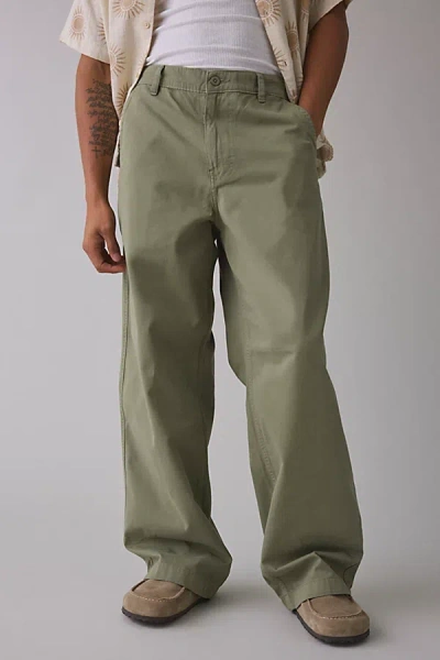 Bdg Nitro Baggy Fit Chinos Pant In Dark Green, Men's At Urban Outfitters In Blue